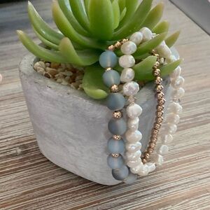 Golden Hour Glow Bracelet Set